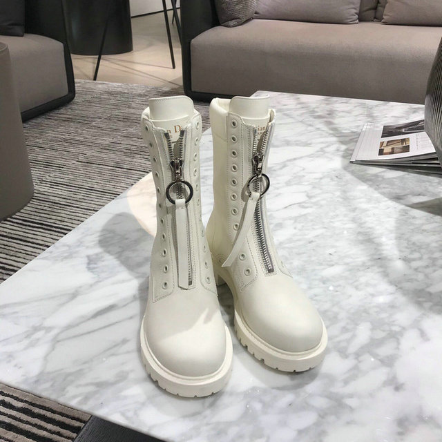 クリスチャンディオール CHRISTIAN DIOR 26-CDJ20065　2020年秋冬最新入荷 ショートブーツ マーティンブーツ レディースシューズ 靴 カーフレザー
