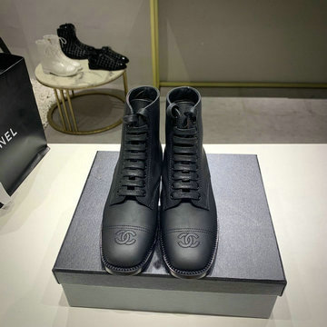 商品名称：シャネル CHANEL 26-CHJ20146　2020年秋冬最新入荷 ショートブーツ レースアップシューズ レディース マーティンブーツ ローヒール 靴