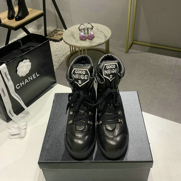 シャネル CHANEL 26-CHJ20148　2020年秋冬最新入荷 ショートブーツ レースアップシューズ レディース スノーブーツ 滑り止め