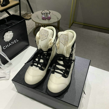 商品名称：シャネル CHANEL 26-CHJ20149　2020年秋冬最新入荷 ショートブーツ レースアップシューズ レディース ダウンスノーブーツ 滑り止め