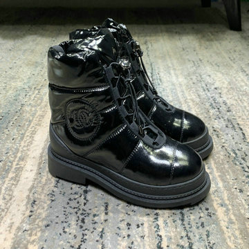 シャネル CHANEL 26-CHJ20152Q　2020年秋冬最新入荷 ショートブーツ レディースシューズ ダウンスノーブーツ レースアップシューズ 滑り止め 防水