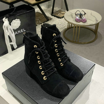 商品名称：シャネル CHANEL 26-CHJ20144　2020年秋冬最新入荷 ショートブーツ レースアップシューズ レディースシューズ ローヒール 靴