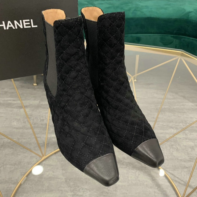 商品名称：シャネル CHANEL 26-CHJ20153R　2020年秋冬最新入荷 ショートブーツ レディースシューズ ハイヒールブーツ