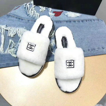 商品名称：シャネル CHANEL 26-CHJ20155　2020年秋冬最新入荷 サンダル 暖かい 室内 ミュール ウール