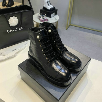 商品名称：シャネル CHANEL 26-CHJ20145P　2020年秋冬最新入荷 ショートブーツ レースアップシューズ レディース マーティンブーツ ローヒール 靴