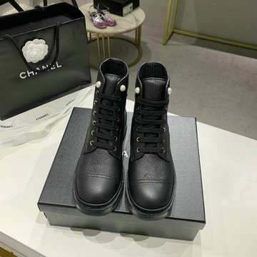 商品名称：シャネル CHANEL 26-CHJ20145Q　2020年秋冬最新入荷 ショートブーツ レースアップシューズ レディース マーティンブーツ ローヒール 靴
