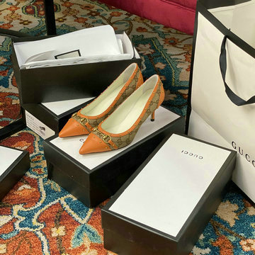 グッチ GUCCI 26-GGJ20066　2020年秋冬最新入荷 ハイヒールシューズ レディースかばん ピンヒールシューズ レザー