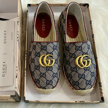 商品名称：グッチ GUCCI 26-GGJ20063　2020年秋冬最新入荷 GGキルティング キャンバス ウィメンズ エスパドリーユ パンプス スニーカー レディースシューズ
