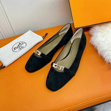 エルメス HERMES 26-HEJ20023R　2020年秋冬最新入荷 ビルバオ バレエシューズ パンプス フラットシューズ レディースシューズ スエード