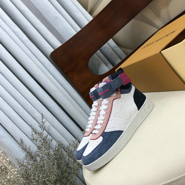 商品名称：ルイヴィトン LOUISVUITTON 26-LVJ20071Q　2020年秋冬最新入荷 ブーンボックス ライン スニーカー レースアップシューズ レディースシューズ カジュアルシューズ 男女兼用