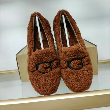 UGG 26-UGGJ20010　2020年秋冬最新入荷 ローファー フラットシューズ 暖かい レディースシューズ バレエシューズ