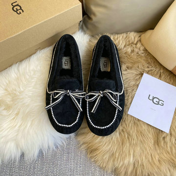 UGG 26-UGGJ20011　2020年秋冬最新入荷 ローファー フラットシューズ 暖かい レディースシューズ バレエシューズ