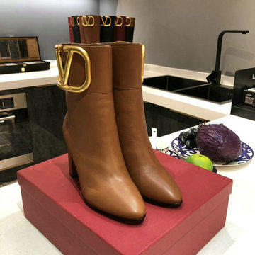 ヴァレンティノ Valentino 26-VTJ20059　2020年秋冬最新入荷 ショートブーツ ハイヒールシューズ レディースシューズ 靴 カーフレザー