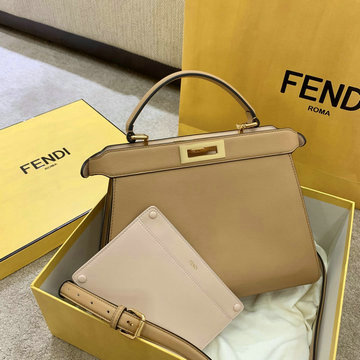 フェンディ FENDI BXN-FD5322QZ  2020年最新入荷 ピーカブー トートバッグ ハンドバッグ 2way ショルダーバッグ レザー