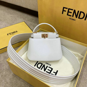 フェンディ FENDI BXN-FD36538B 2020年最新入荷 ピーカブー トートバッグ トップハンドルバッグ 肩掛け ショルダーバッグ レザー