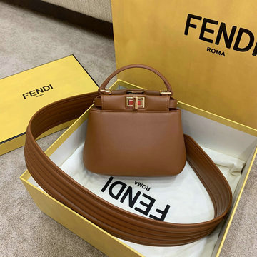 フェンディ FENDI BXN-FD36538T  2020年最新入荷 ピーカブー トートバッグ トップハンドルバッグ 肩掛け ショルダーバッグ レザー