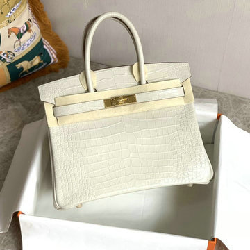 商品名称：エルメス HERMES 063-HBK35EWBS  2020年最新入荷 バーキンバッグ ハンドバッグ トートバッグ クロコ柄
