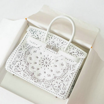 エルメス HERMES 063-HBK30CBS 2020年最新入荷 バーキンバッグ ハンドバッグ トートバッグ レディースかばん 刺繍