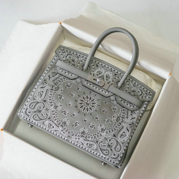 エルメス HERMES 063-HBK30CHS 2020年最新入荷 バーキンバッグ ハンドバッグ トートバッグ レディースかばん 刺繍