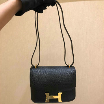 エルメス HERMES 063-HE108219XPJK 2020年最新入荷 コンスタンス 斜め掛け ショルダーバッグ レディースかばん リザード革