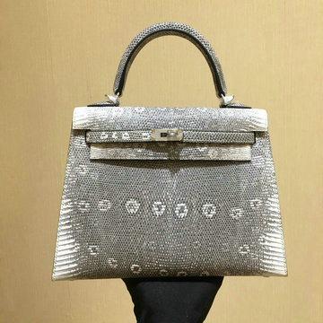 商品名称：エルメス HERMES 063-HKL25XPYH 2020年最新入荷 ケリー トップハンドルバッグ トートバッグ リザード革 レディースかばん