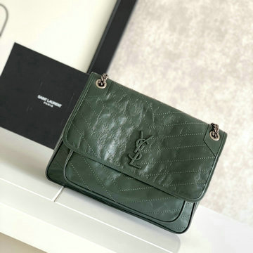 イヴサンローラン Saint laurent YSL JS-YSL498883M 2020年最新入荷 チェーン フラップバッグ 斜め掛け ショルダーバッグ レディースかばん カーフレザー