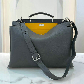 フェンディ FENDI 168-FD322QH 2020年最新入荷 ピーカブー トップハンドバッグ 2way ショルダーバッグ メンズかばん カーフレザー