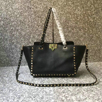 ヴァレンティノ Valentino 99-VL0973ZL 2020年最新入荷 ロックスタッズ ハンドバッグ ショッピングバッグ カーフスキン レディースかばん シルバー
