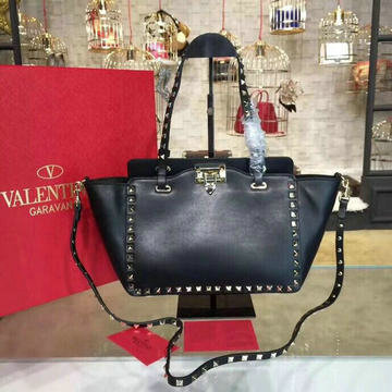 ヴァレンティノ Valentino 99-VL0973ZP 2020年最新入荷 ロックスタッズ ハンドバッグ ショッピングバッグ カーフスキン レディースかばん シルバー