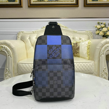 ルイヴィトン LOUISVUITTON 057-N40404  2020年最新入荷 アヴェニュー スリングバッグ チェストバッグ ボディバッグ ダミエ グラフィット キャンバス