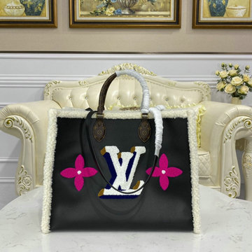 商品名称：ルイヴィトン LOUISVUITTON 057-M56958 2020年最新入荷 オンザゴー GM トートバッグ トップハンドルバッグ ハンドバッグ レザー