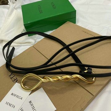 ボッテガヴェネタ BOTTEGAVENETA  aj-BOV640541BK 2020年最新入荷 ダブルストラップベルト ウェストベルト カーフレザー