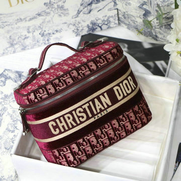 クリスチャンディオール CHRISTIAN DIOR 025-CD9039BR 2020最新入荷 化粧箱 ヴァニティーケース トートバッグ オブリーク エンブロイダリー