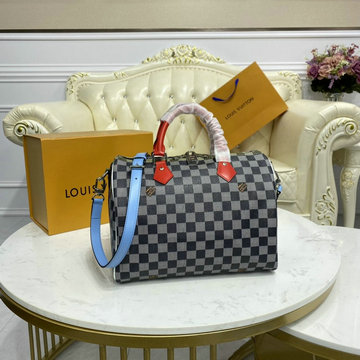 ルイヴィトン LOUISVUITTON  057-N40236 2019年最新入荷 スピーディ バンドリエール 30 NM トートバッグ ショルダーバッグ ダミエグラフィットキャンパス