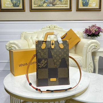 商品名称：ルイヴィトン LOUISVUITTON 057-N40355 2020年最新入荷 ミニトートバッグ 2way ショルダーバッグ レディースかばん ダミエエベヌ ジャイアント キャンバス