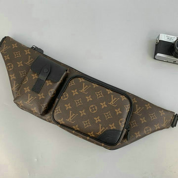 ルイヴィトン LOUISVUITTON JS-M45337 2020年最新入荷 クリストファー バムバッグ ウェストバッグ モノグラムマカサー キャンバス　レザー