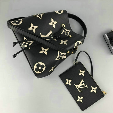ルイヴィトン LOUISVUITTON JS-M45497 2020年最新入荷 ネオノエ MM バケットバッグ ショルダーバッグ トートバッグ グレインレザー