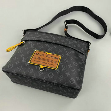 ルイヴィトン LOUISVUITTON JS-M48219 2020年最新入荷 ブサス ジップ 斜め掛け ショルダーバッグ メンズかばん モノグラムエクリプスキャンバス