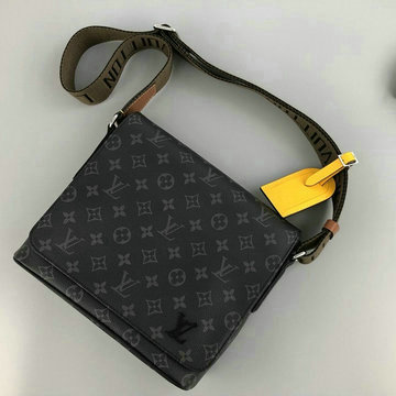 ルイヴィトン LOUISVUITTON JS-M45627  2020年最新入荷 メッセンジャーバッグ 斜め掛け ショルダーバッグ メンズかばん モノグラムエクリプスキャンバス