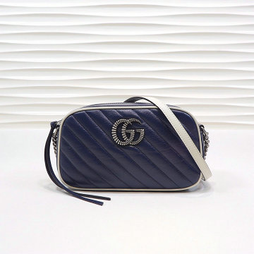 グッチ GUCCI 057-GG447632LB 2019年最新入荷 GGマーモント 斜め掛け ショルダーバッグ カメラバッグ カーフスキン
