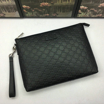 グッチ GUCCI  057-GG473881 2019年最新入荷 シグネチャー ソフト メンズバッグ 手持ちカバン クラッチバッグ セカンドバッグ カーフスキン