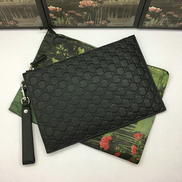 グッチ GUCCI 057-GG473950 2019年最新入荷 シグネチャー ソフト メンズバッグ 手持ちカバン クラッチバッグ セカンドバッグ カーフスキン
