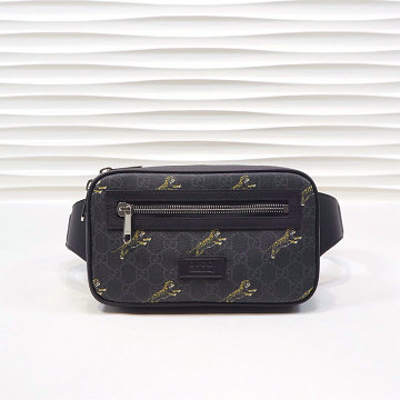 グッチ GUCCI 057-GG474293M 2019年最新入荷 クーリエ ソフト GGスプリーム ベルトバッグ ウェストバッグ チェストバッグ メンズ 黒