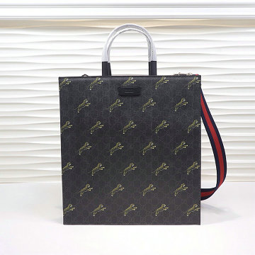 グッチ GUCCI  057-GG495559H 2019年最新入荷 GGスプリーム タイガー トートバッグ ブリーフケース ビジネスバッグ ショルダーバッグ