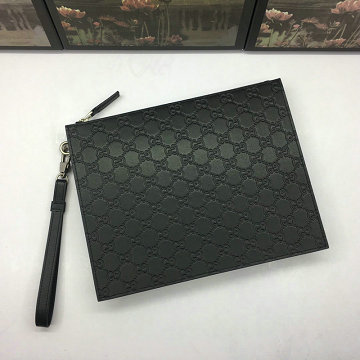 グッチ GUCCI  057-GG547074 2019年最新入荷 シグネチャー ソフト メンズバッグ 手持ちカバン クラッチバッグ セカンドバッグ カーフスキン
