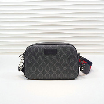 グッチ GUCCI  057-GG574886X 2019年最新入荷 GGスプリーム キャンバス 斜め掛け ショルダーバッグ 男女兼用 カーフレザー