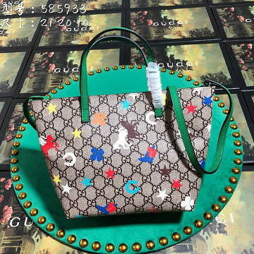 グッチ GUCCI 057-GG585933 2019年最新入荷 トートバッグ ハンドバッグ キャンパス ショッピングバッグ