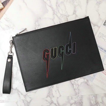 グッチ GUCCI  057-GG597678 2019年最新入荷 手持ちかばん クラッチバッグ メンズバッグ セカンドバッグ カーフレザー