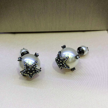 クリスチャンディオール CHRISTIAN DIOR  CZZ-CDEH19015 2019年最新入荷 イヤリング ピアス アクセサリー スター パール