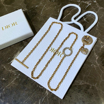 クリスチャンディオール CHRISTIAN DIOR  CZZ-CDXL19005 2019年最新入荷 JADIOR ネックレス ロングチェーン スワロフスキークリスタル アクセサリー レディース